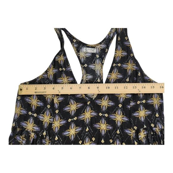 Free People Intimately Free  Boho Printed V-Neck‎ Tunic Tank Top Women's Size XS - Picture 7 of 10